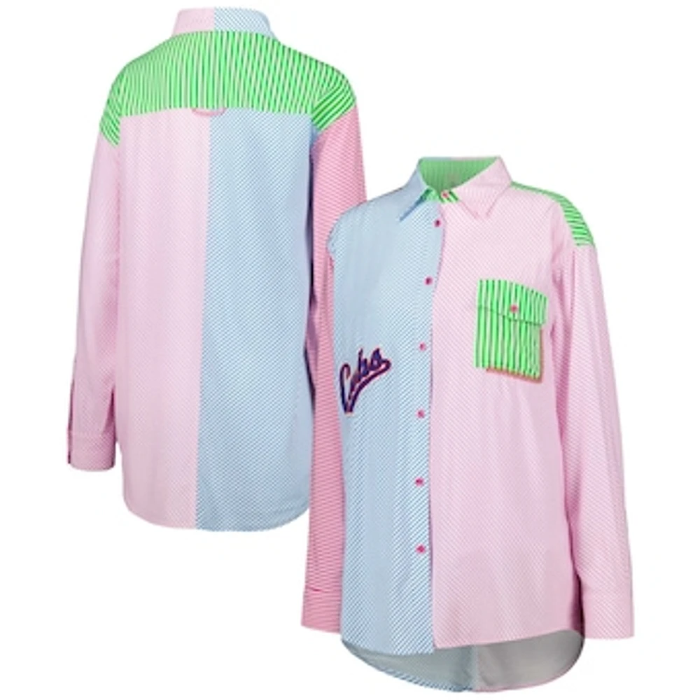 Women's Terez Chicago Cubs Button-Up Shirt