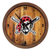 Pittsburgh Pirates 20.25" Faux Barrel Top Clock