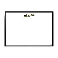 Milwaukee Brewers 27" x 19" Dry Erase Wall Sign