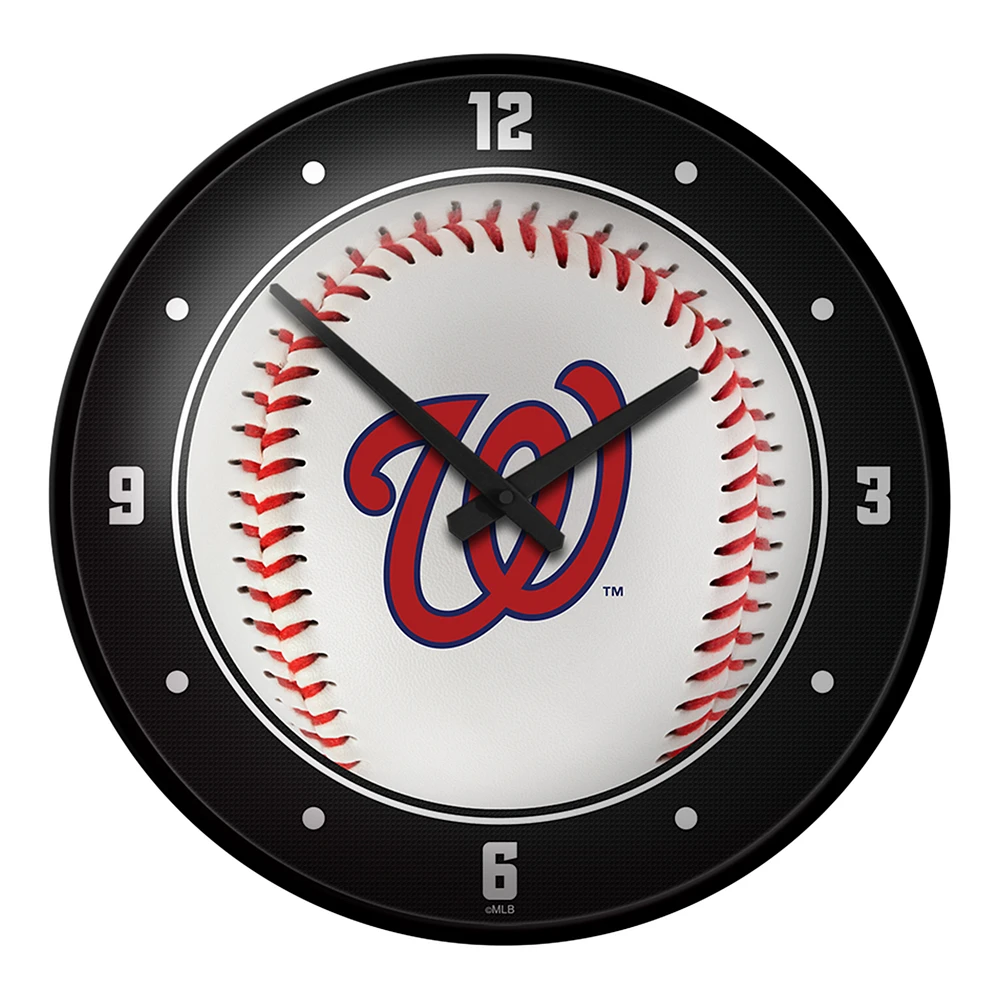Washington Nationals 18.5" Modern Disc Wall Clock