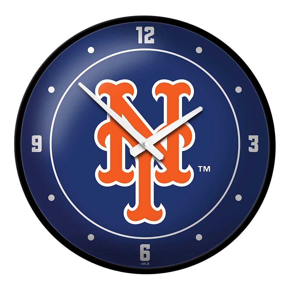 New York Mets 17" Modern Disc Wall Clock