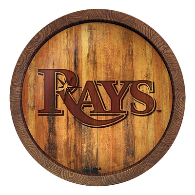 Tampa Bay Rays 20.25" x 20.25" Faux Barrel Top Sign