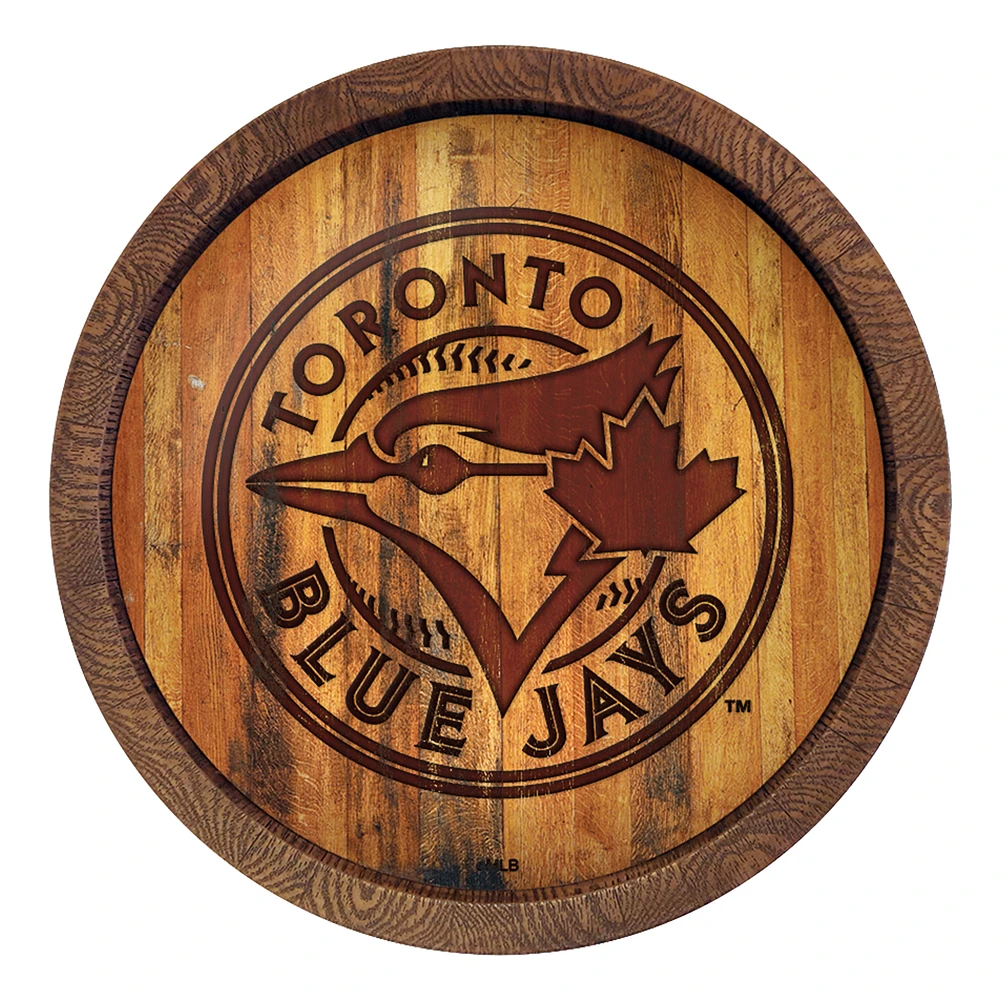 Toronto Blue Jays 20.25" x 20.25" Faux Barrel Top Sign