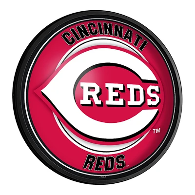 Cincinnati Reds 18'' Round Slimline Illuminated Wall Sign