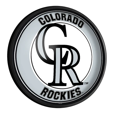 Colorado Rockies 18'' Round Slimline Illuminated Wall Sign