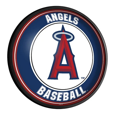 Los Angeles Angels 18'' Round Slimline Illuminated Wall Sign