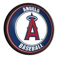 Los Angeles Angels 18'' Round Slimline Illuminated Wall Sign