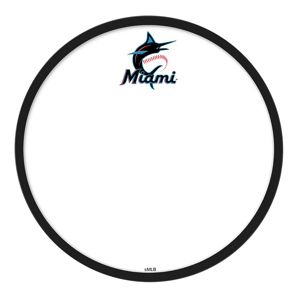 Miami Marlins 17.5" Modern Disc Dry Erase Wall Sign