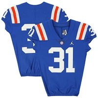 Florida Gators Team-Issued #31 Blue Throwback Jersey from the 2020-21 NCAA Football Seasons