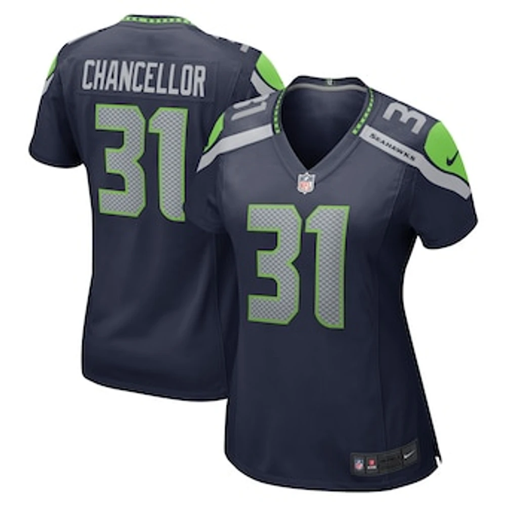 Women's Nike Kam Chancellor College Navy Seattle Seahawks Retired Player Game Jersey