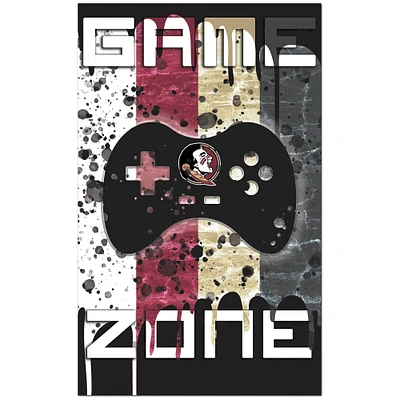 Florida State Seminoles 11" x 19" Grunge Wall Art