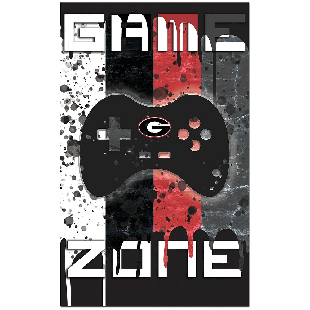 Georgia Bulldogs 11" x 19" Grunge Wall Art