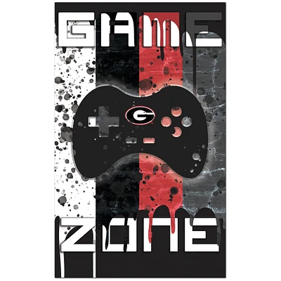Georgia Bulldogs 11" x 19" Grunge Wall Art