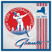New York Giants 10" x 10" Greatest Hits Team Sign