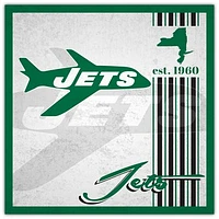 New York Jets 10" x 10" Greatest Hits Team Sign