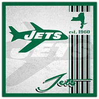 New York Jets 10" x 10" Greatest Hits Team Sign