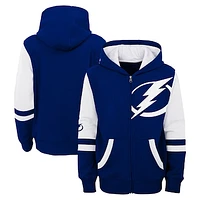 Preschool Outerstuff  Blue Tampa Bay Lightning Face Off Full Zip Hoodie