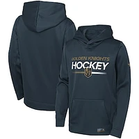 Youth Fanatics Charcoal Vegas Golden Knights Authentic Pro Pullover Hoodie