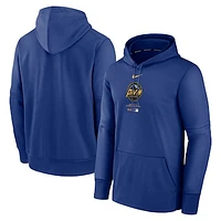 Men's Nike Royal Seattle Mariners Authentic Collection City Connect Performance Pullover Hoodie