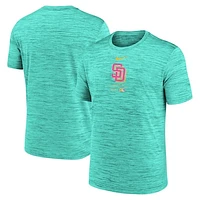 Men's Nike Mint San Diego Padres Authentic Collection City Connect Velocity Performance T-Shirt