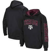 Youth Colosseum  Black Texas A&M Aggies 2-Hit Pullover Hoodie