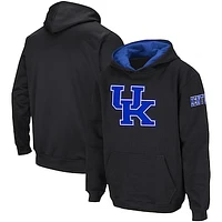 Youth Colosseum  Black Kentucky Wildcats Big Logo Pullover Hoodie