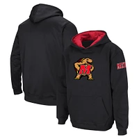 Youth Colosseum  Red Maryland Terrapins Big Logo Pullover Hoodie