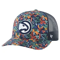 Men's '47 Navy Atlanta Hawks Jungle Trucker Adjustable Hat