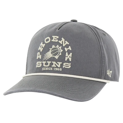 Men's '47  Charcoal Phoenix Suns Canyon Ranchero Hitch Adjustable Hat