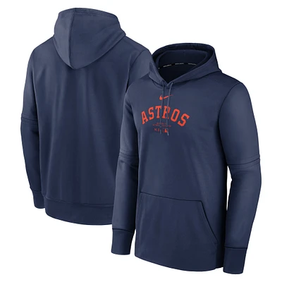 Men's Nike Navy Houston Astros Authentic Collection Performance Pullover Hoodie