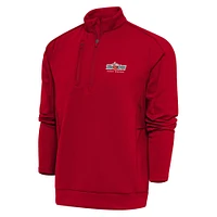 Men's Antigua  Red Fort Wayne TinCaps Generation Quarter-Zip Pullover Top