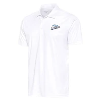 Men's Antigua  White Aberdeen IronBirds Tribute Polo
