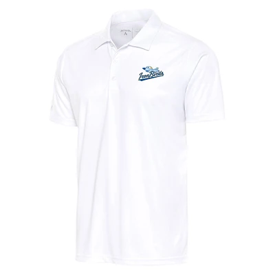 Men's Antigua  White Aberdeen IronBirds Tribute Polo