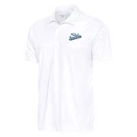 Men's Antigua  White Aberdeen IronBirds Tribute Polo