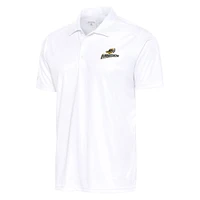 Men's Antigua  White Akron RubberDucks Tribute Polo