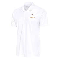 Men's Antigua  White Albuquerque Isotopes Tribute Polo