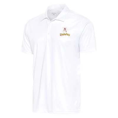 Men's Antigua  White Albuquerque Isotopes Tribute Polo