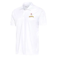 Men's Antigua  White Albuquerque Isotopes Tribute Polo