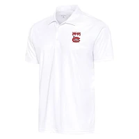 Men's Antigua  White Carolina Mudcats Tribute Polo