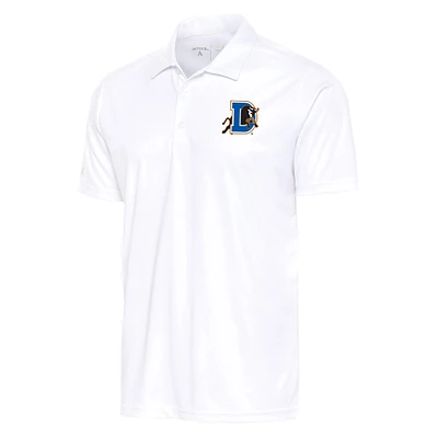 Men's Antigua  White Durham Bulls Tribute Polo