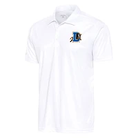 Men's Antigua  White Durham Bulls Tribute Polo