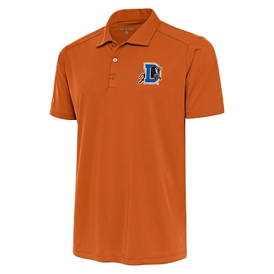 Men's Antigua  Burnt Orange Durham Bulls Tribute Polo