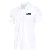 Men's Antigua  White Hillsboro Hops Tribute Polo