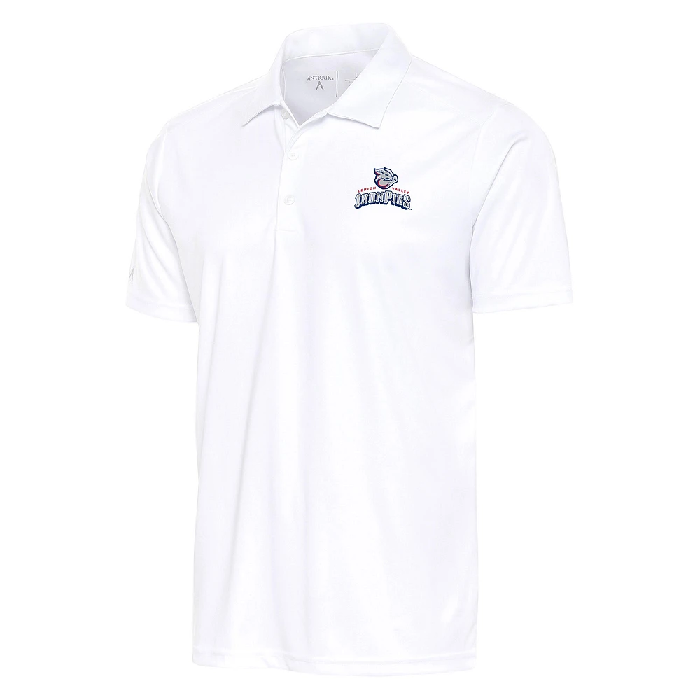Men's Antigua White Lehigh Valley IronPigs Tribute Polo