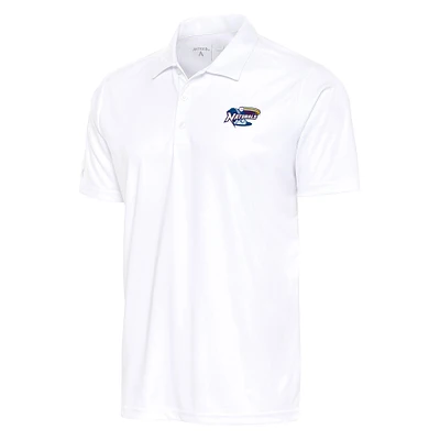 Men's Antigua  White Northwest Arkansas Naturals Tribute Polo