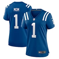 Women's Nike Number 1 Mom Royal Indianapolis Colts Game Jersey