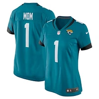 Women's Nike Number 1 Mom Teal Jacksonville Jaguars Game Jersey