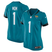 Women's Nike Number 1 Mom Teal Jacksonville Jaguars Game Jersey