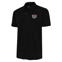 Men's Antigua  Black Wisconsin Timber Rattlers Tribute Polo