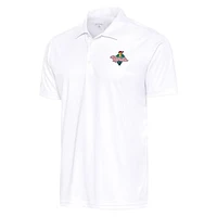 Men's Antigua  White Cedar Rapids Kernels Big & Tall Tribute Polo